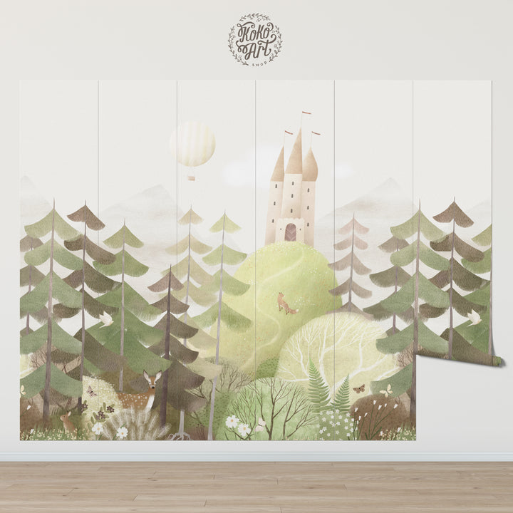 Scandinavian Castle Mural