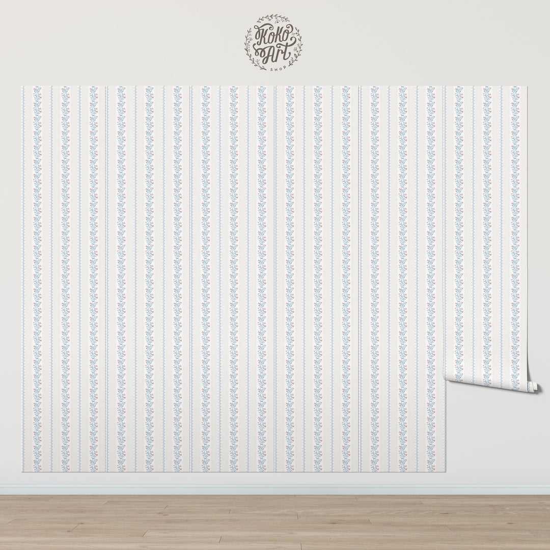 Dainty Floral Rhyme Wallpaper