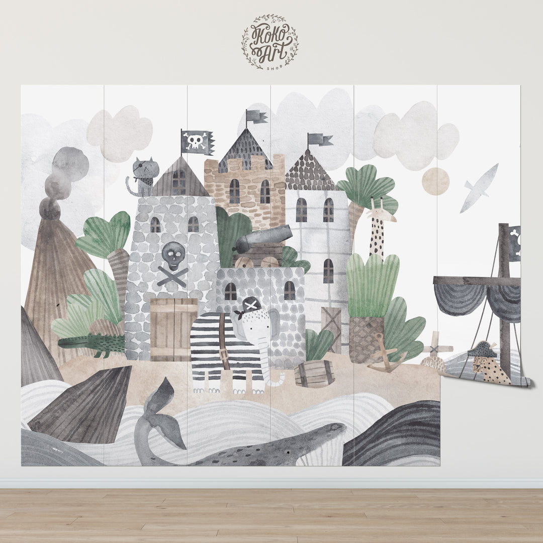 Pirate Adventure Mural