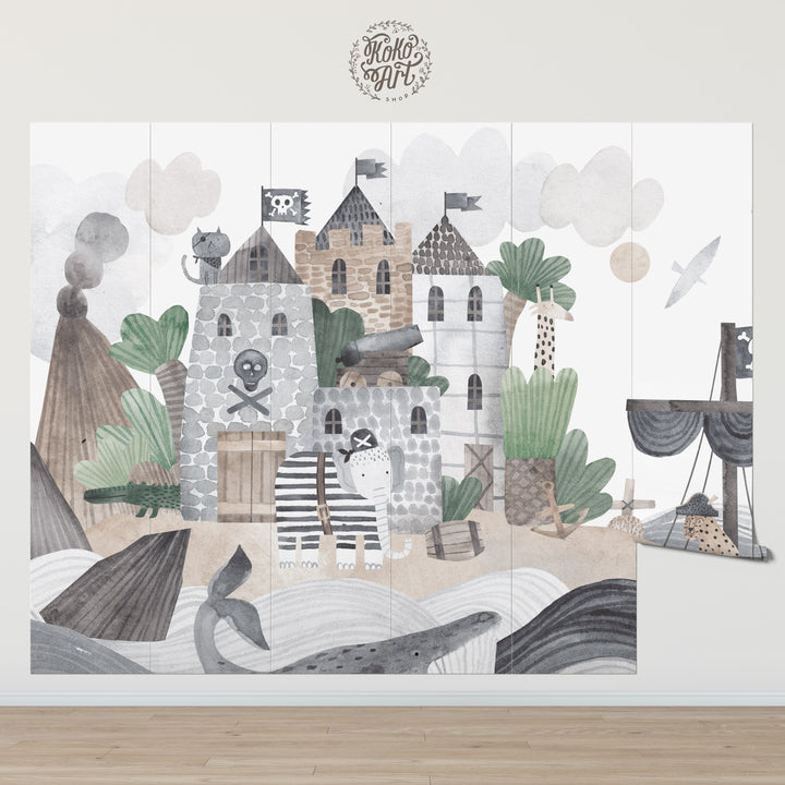 Pirate Adventure Mural