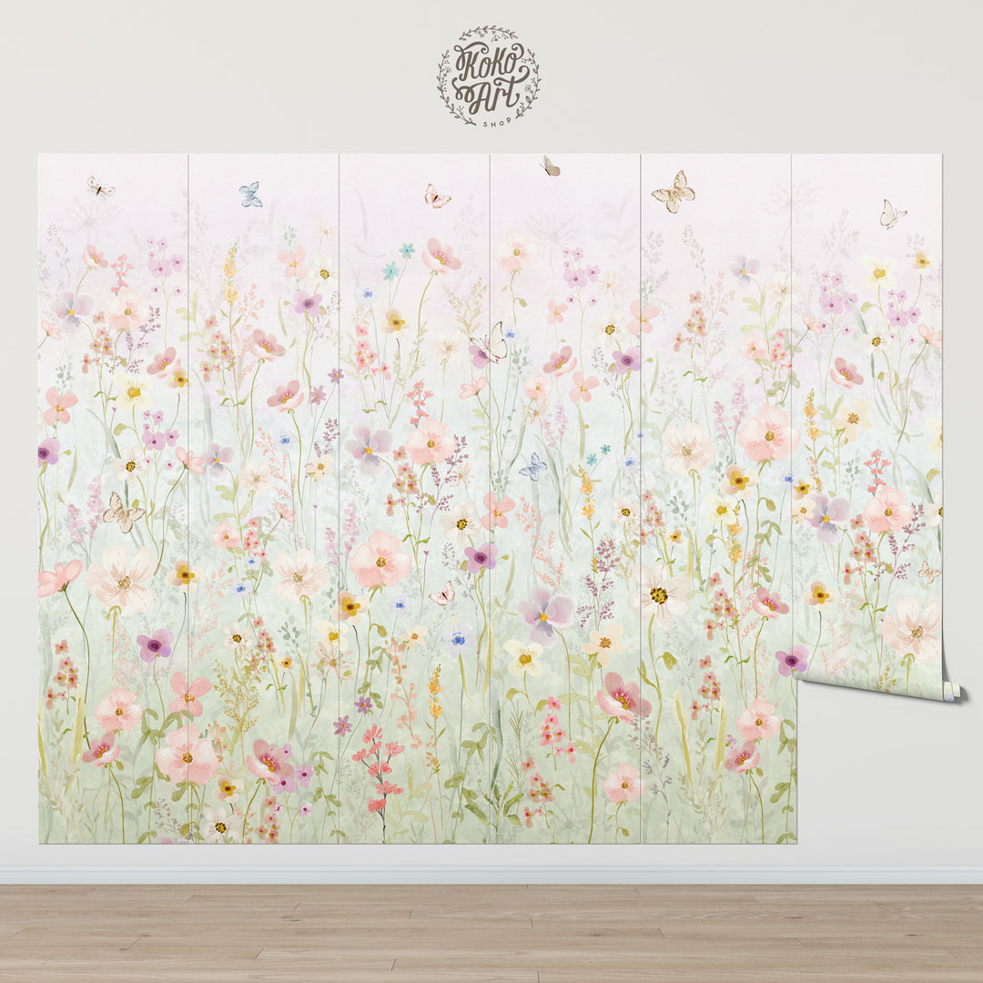 Baby Girl Floral Wallpaper