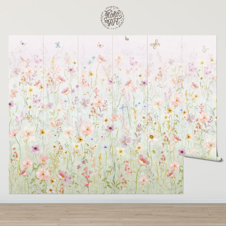 Baby Girl Floral Wallpaper