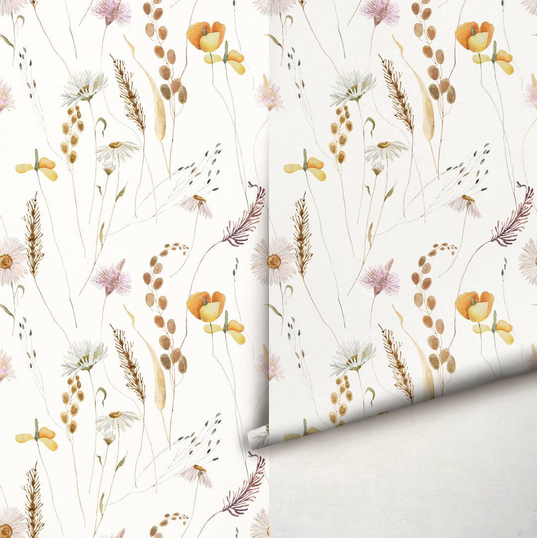 Floral Boho Wallpaper