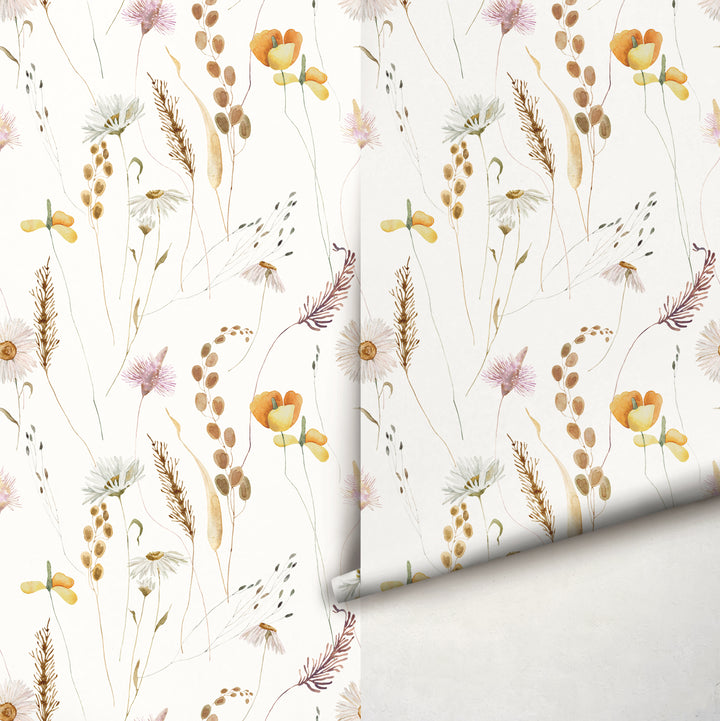 Floral Boho Wallpaper