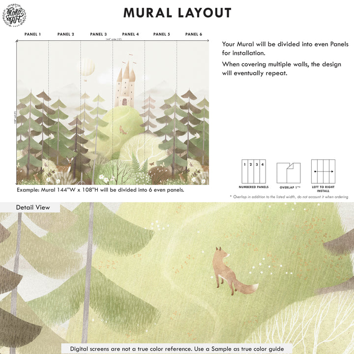 Scandinavian Castle Mural