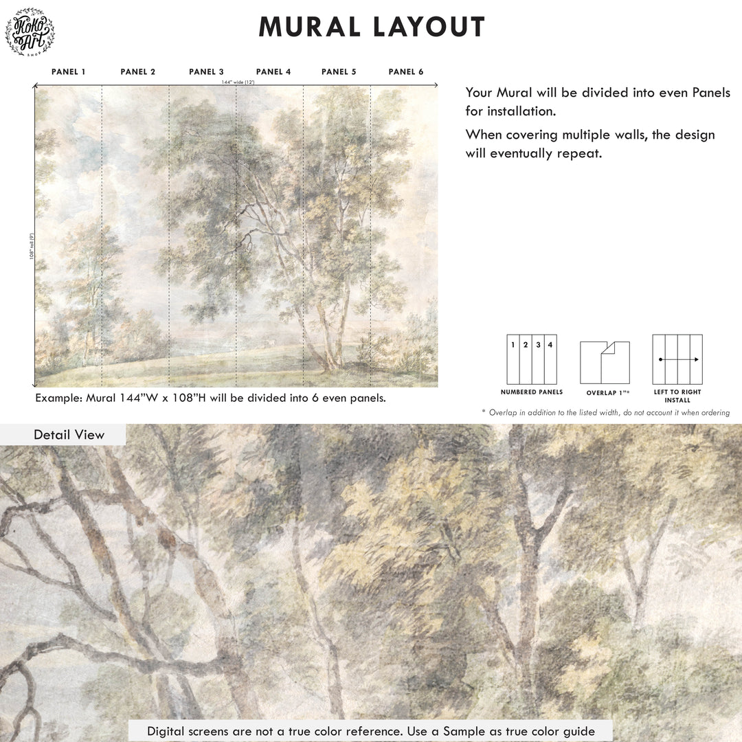 Timeless Land Wallpaper Mural