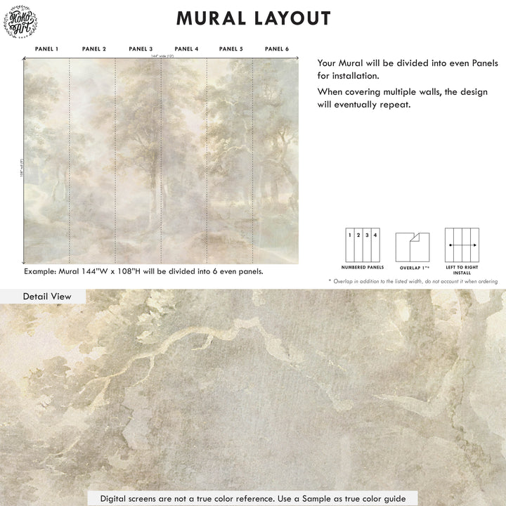 Forest Vale Wallpaper Mural