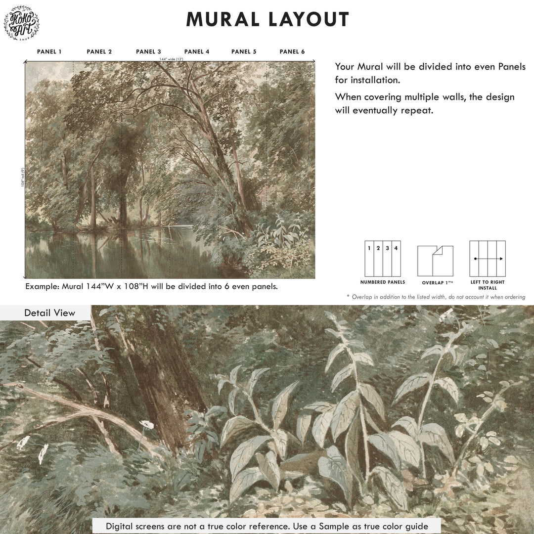 Wildwood Reverie Wallpaper Mural