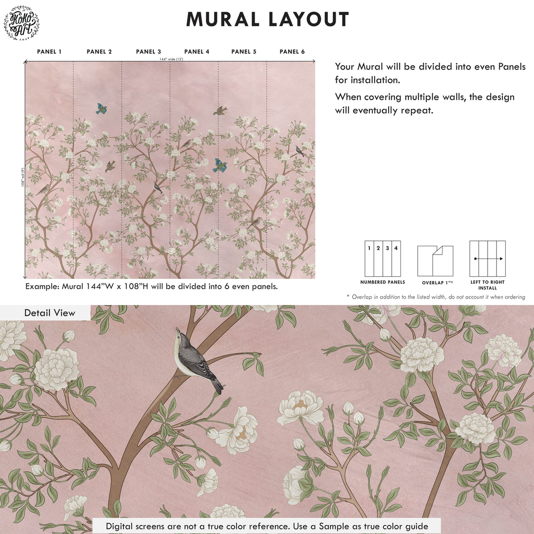 Charmony Chinoiserie Rosa