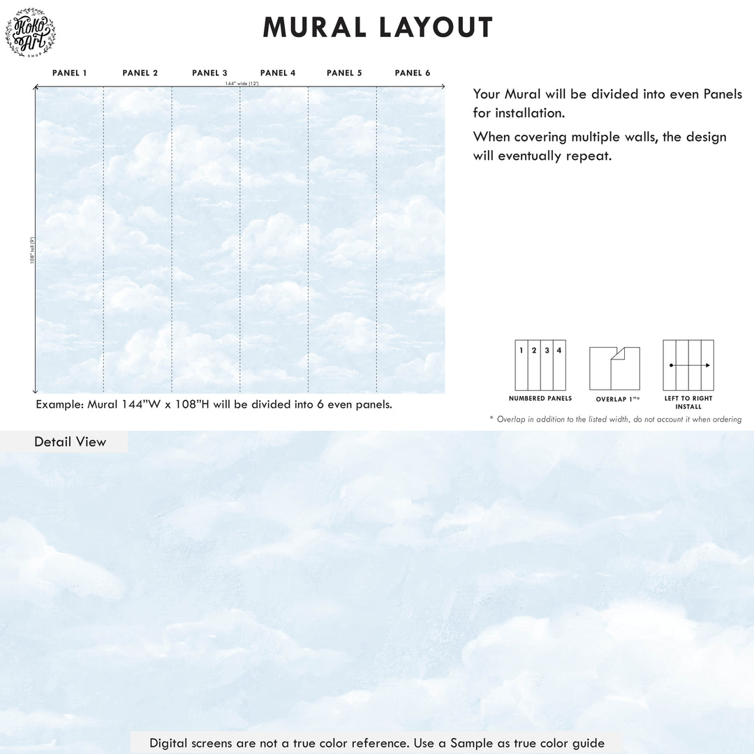 Quiet Clouds Mural