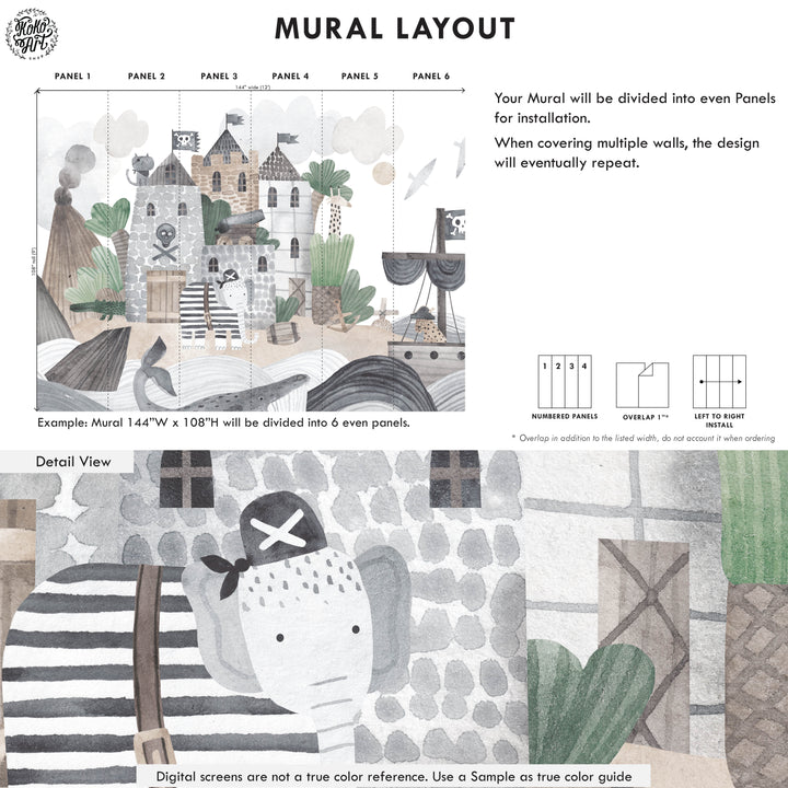 Pirate Adventure Mural