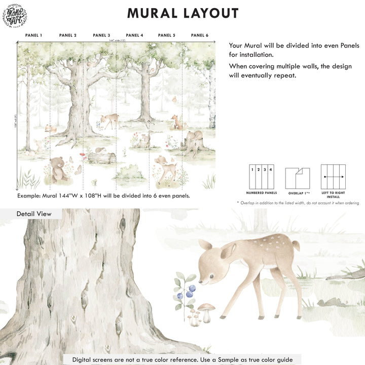 Darlington Forest Mural - Studio Exclusive