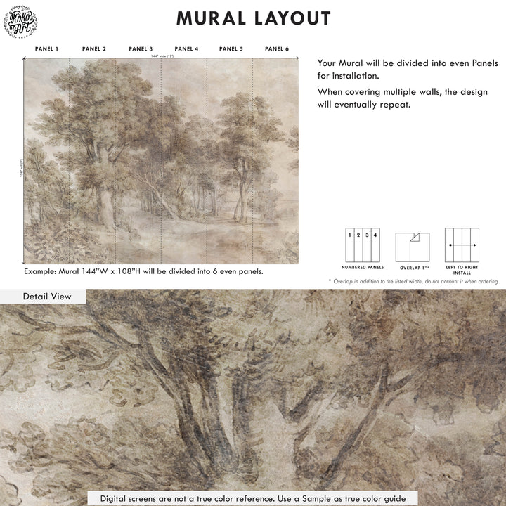 Woodvale Forest Wallpaper Mural