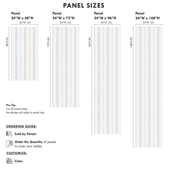 Dainty Floral Rhyme Wallpaper