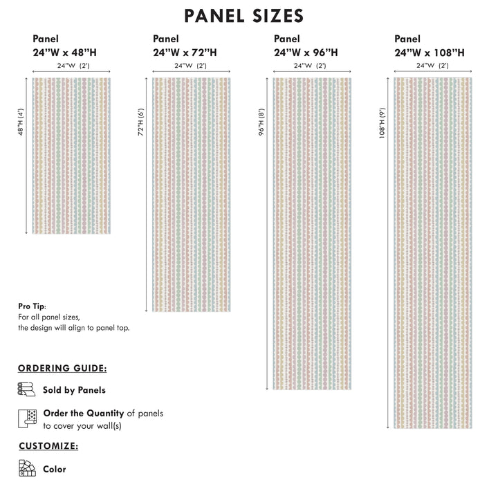 Pebble Ribbon Stripe Wallpaper