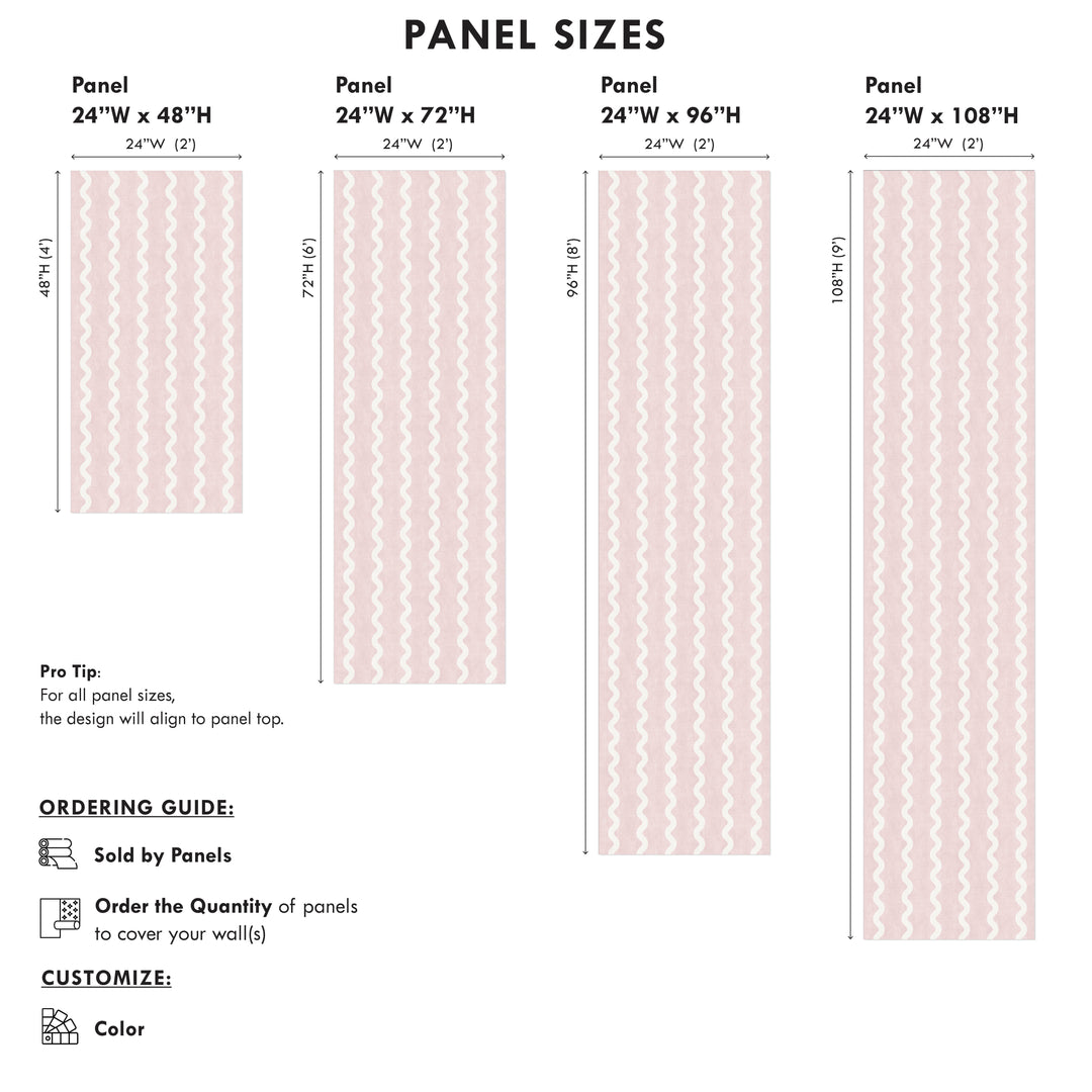Minimalist Linen Wave Stripe Wallpaper