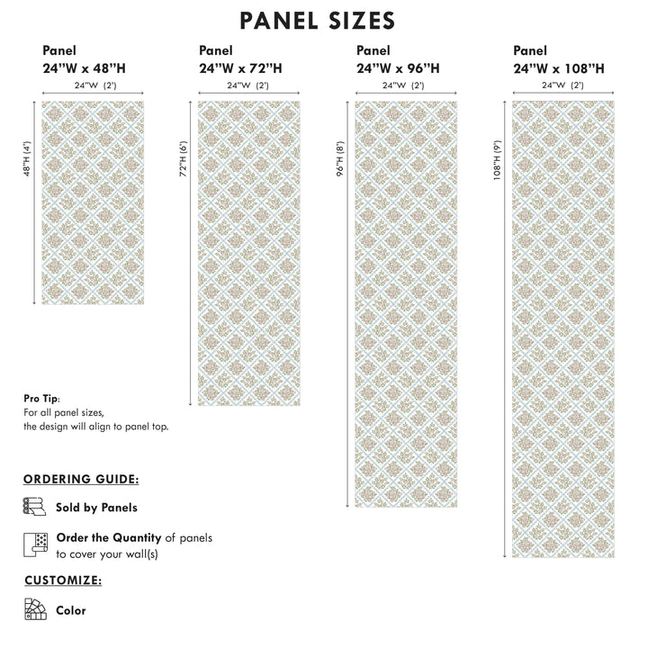 Rose Trellis Cottage Botanical Wallpaper