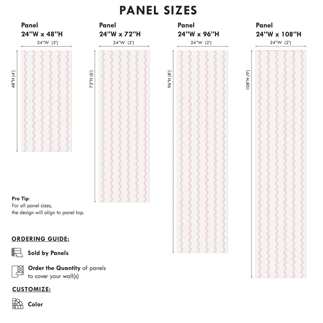 Minimalist Linen Wave Stripe Wallpaper