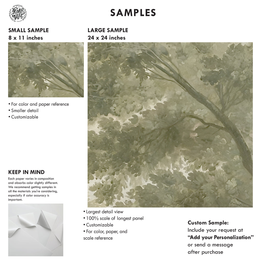 The Vintage Foliage Mural