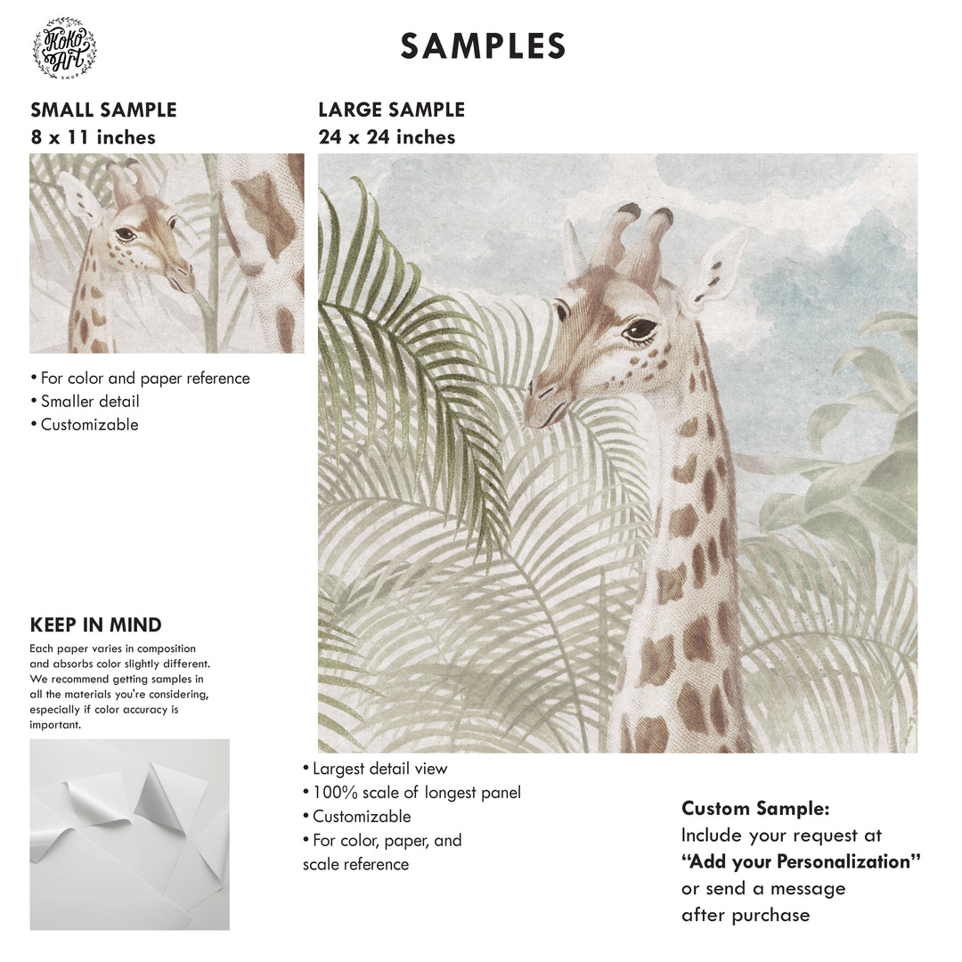 Vintage Safari Mural