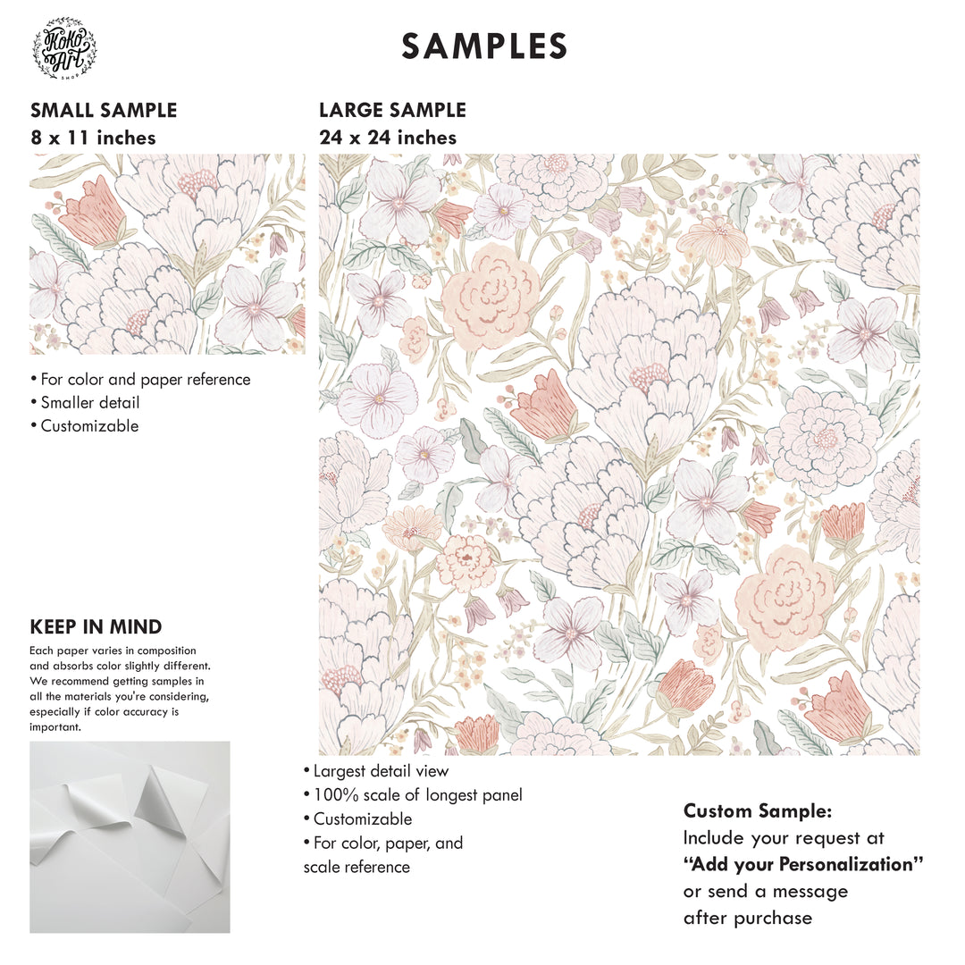 Romantic Meadow Wallpaper - Studio Exclusive
