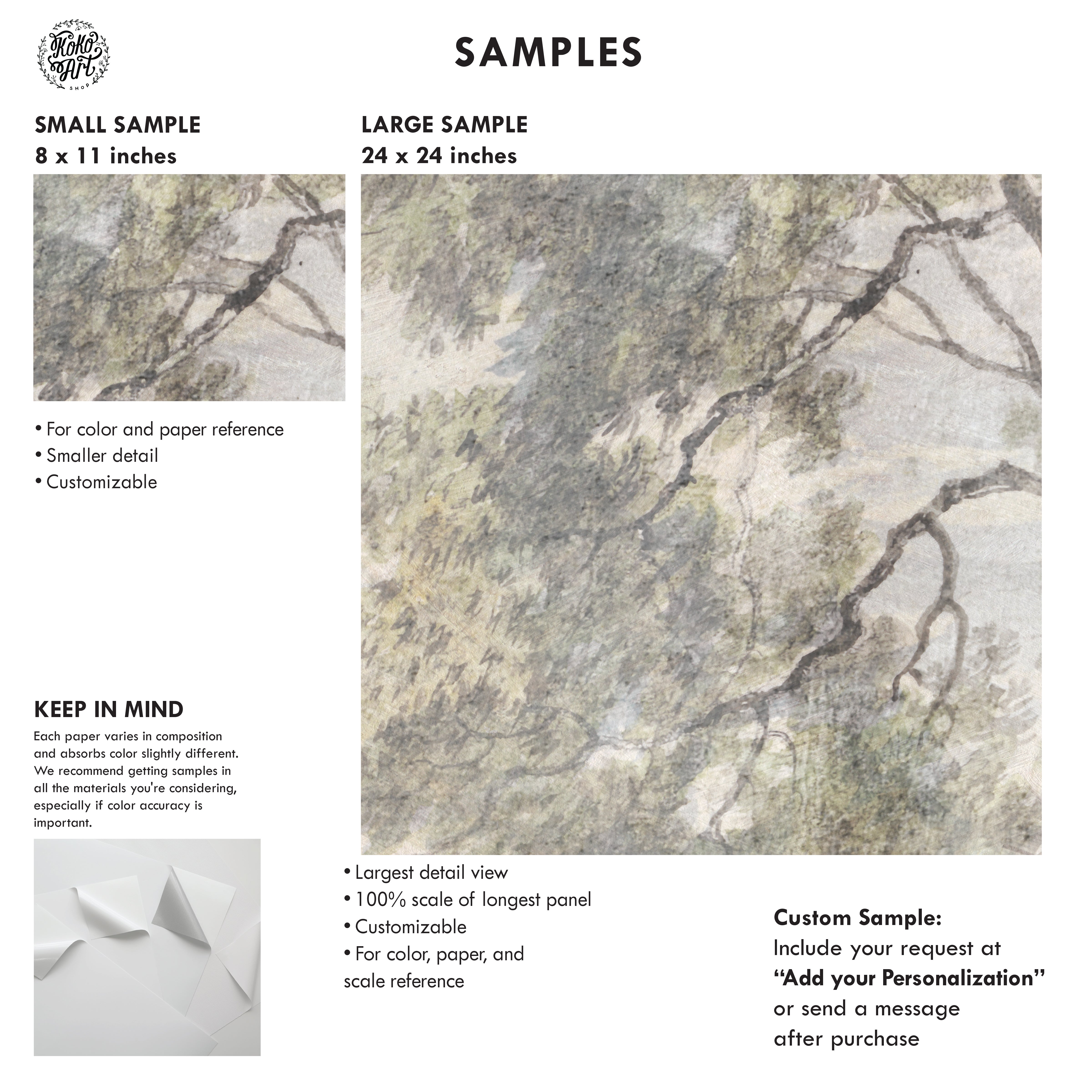 Timeless Land Wallpaper Mural – Koko Art Shop