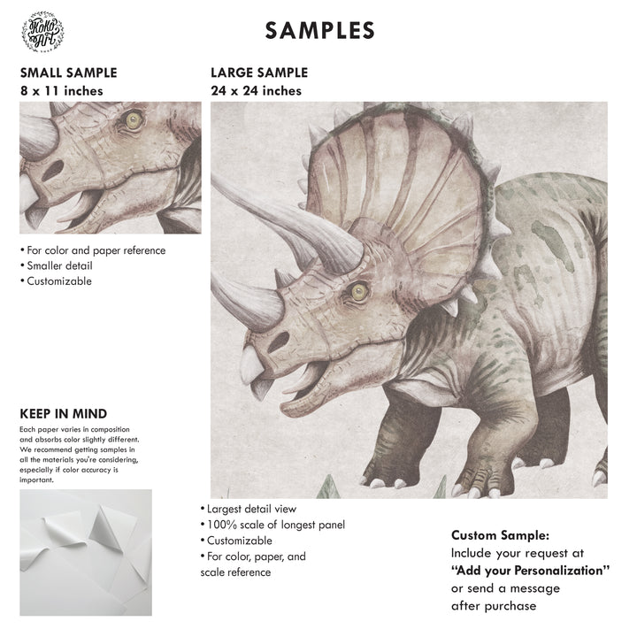 Prehistoric Safari Wallpaper Mural