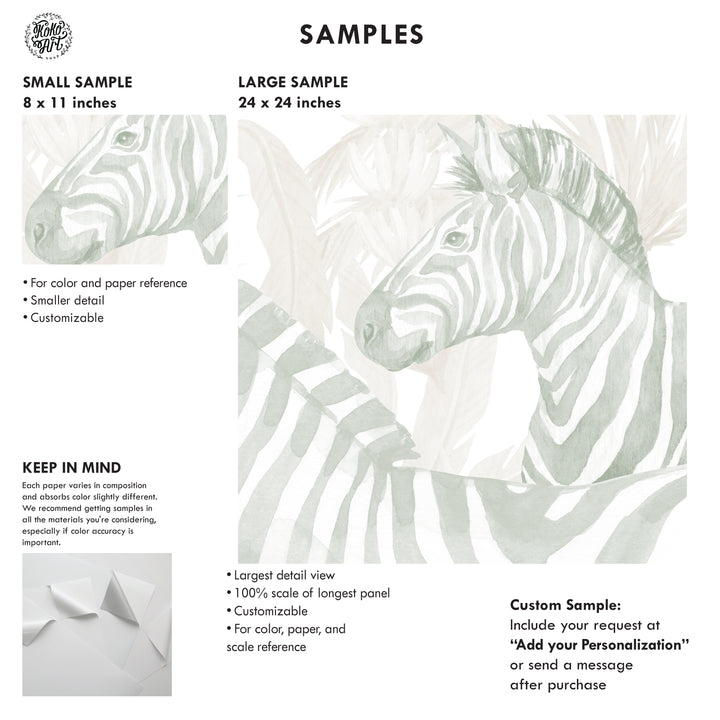 Gentle Safari Wallpaper Mural