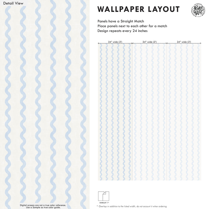 Minimalist Linen Wave Stripe Wallpaper