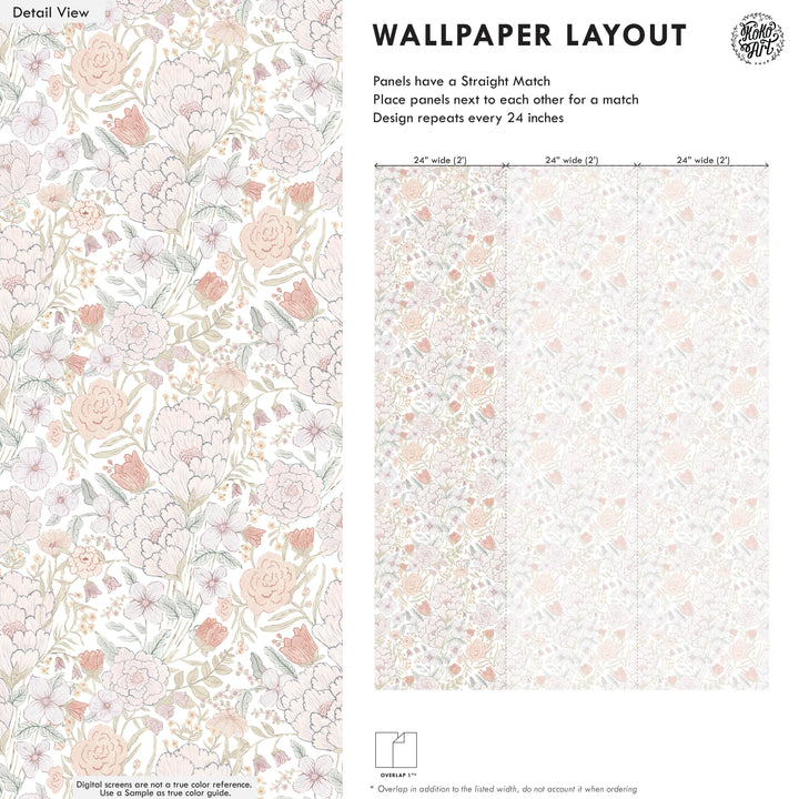 Romantic Meadow Wallpaper - Studio Exclusive