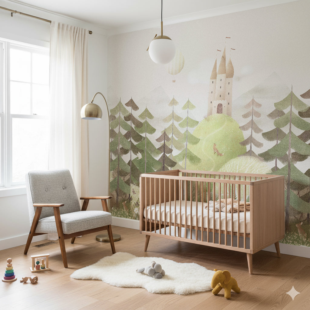Scandinavian Castle Mural