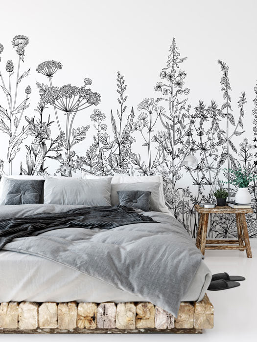 Nature's Garden Wallpaper Mural