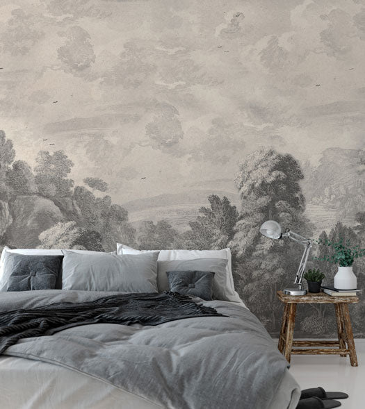 Forest in the Valley Wallpaper Mural – Koko Art Shop