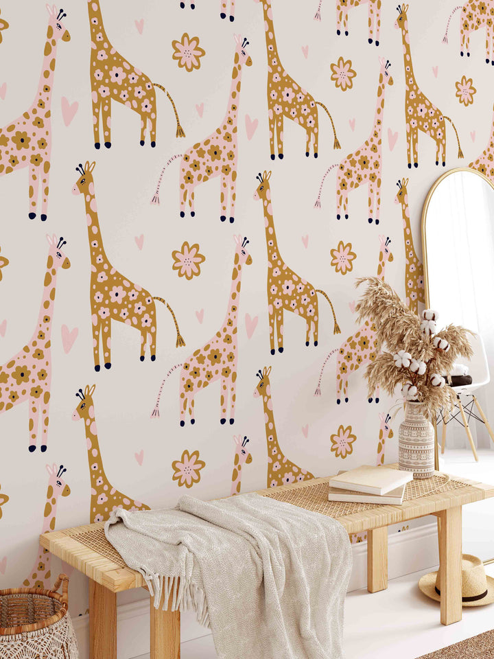 Lovely Giraffe Wallpaper