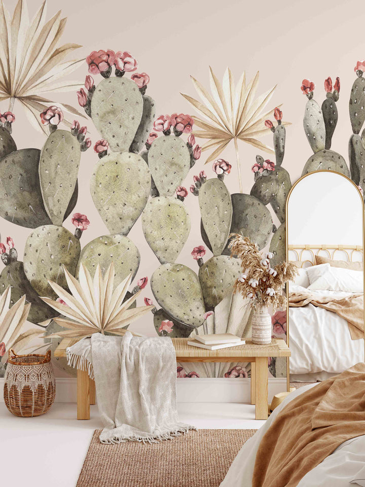 Desert Bloom Wallpaper Mural