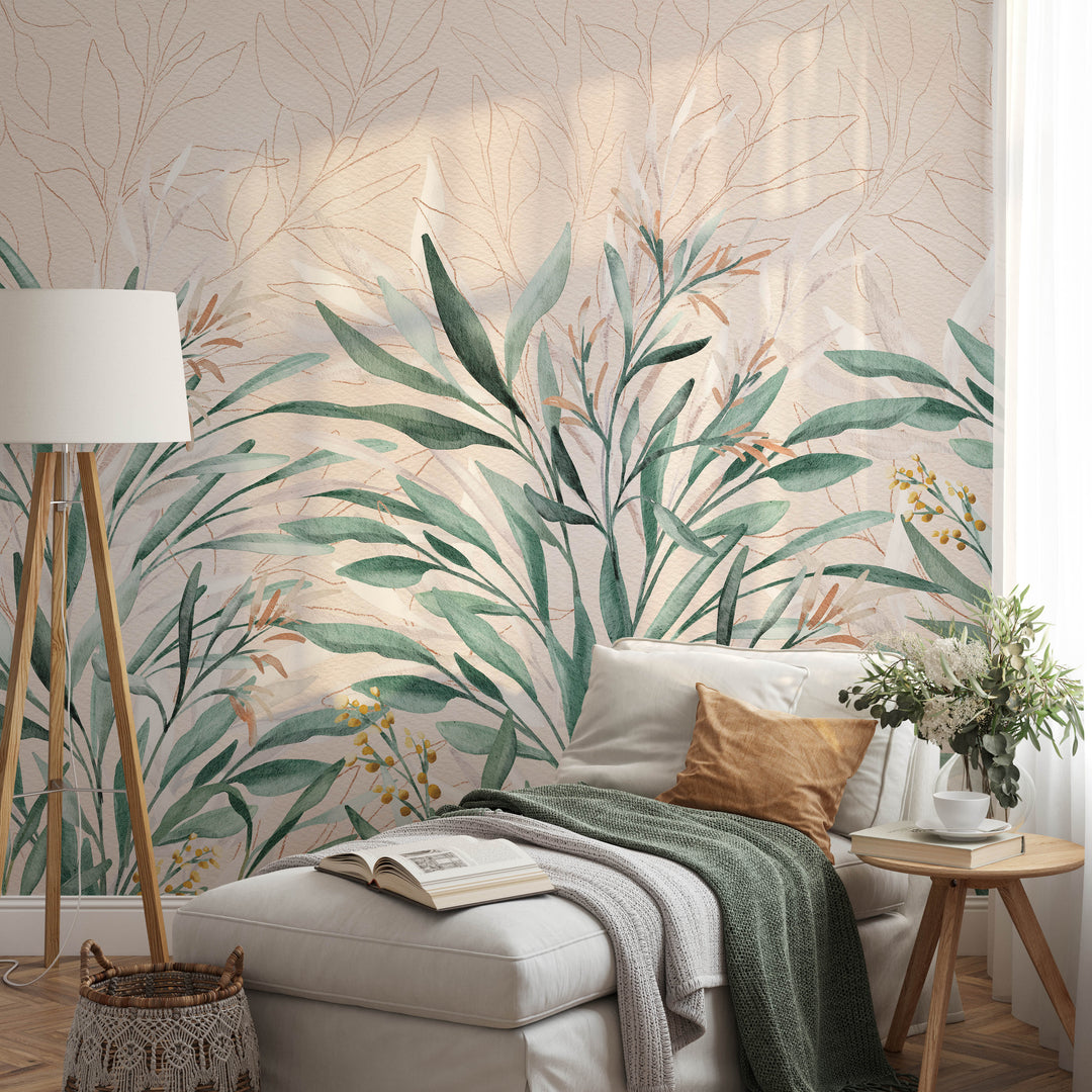 Botanical Landscape Mural