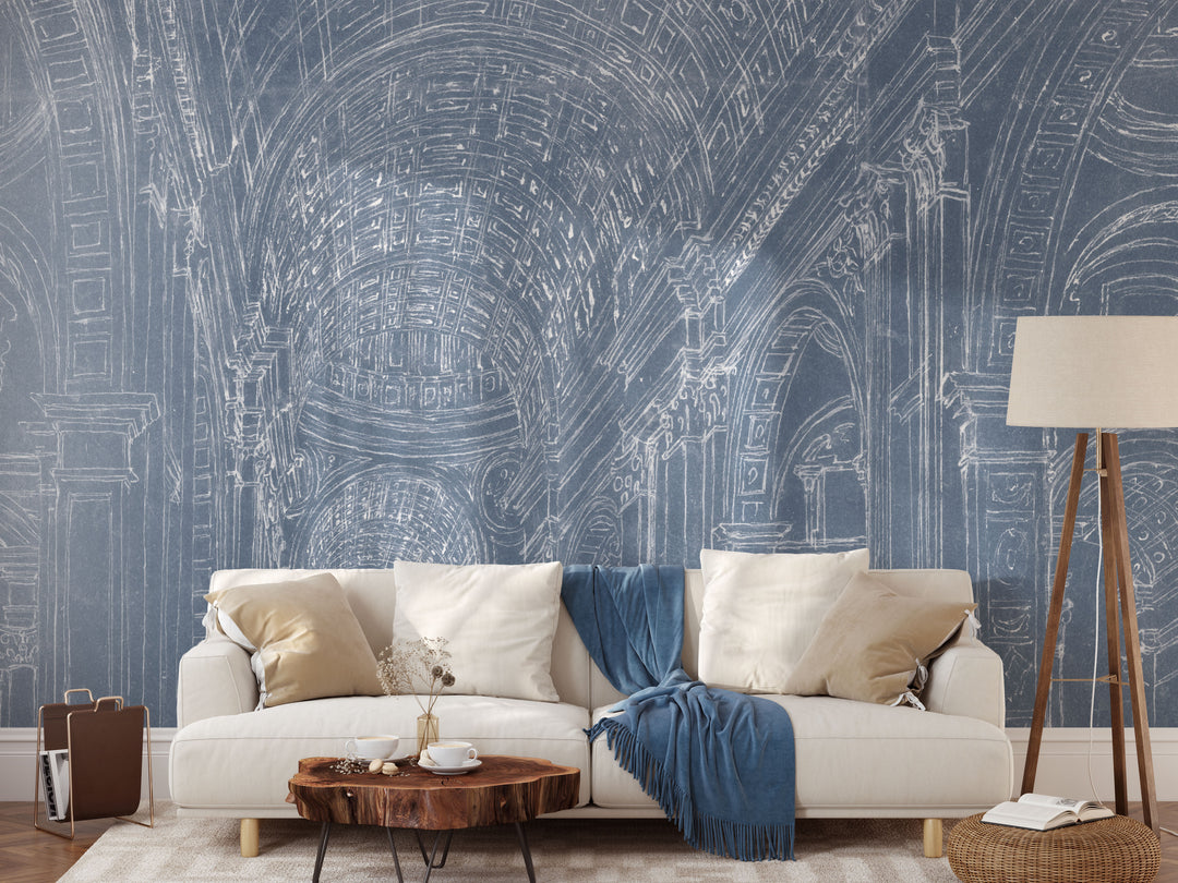 Renaissance Indigo Mural
