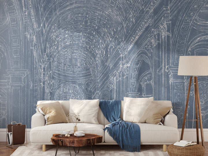 Renaissance Indigo Mural