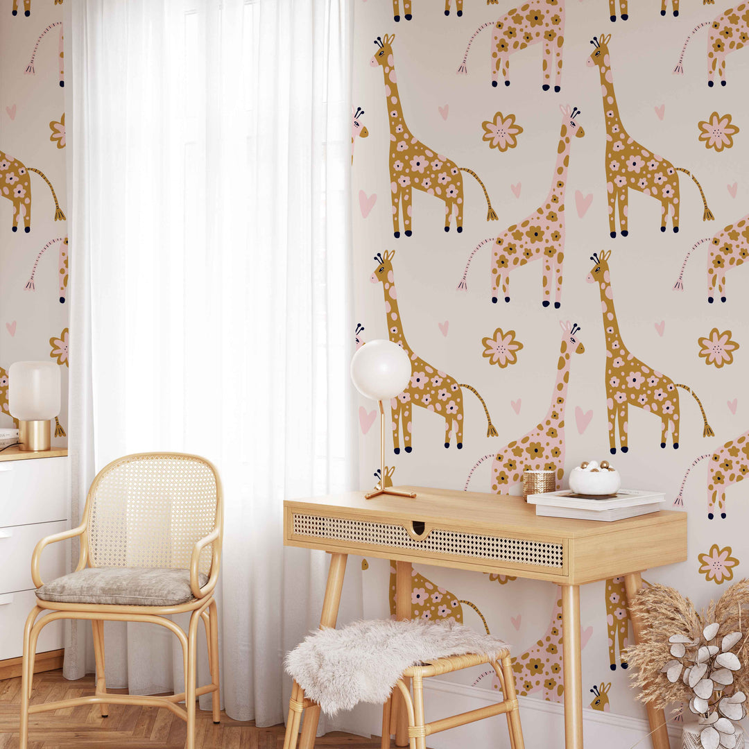 Lovely Giraffe Wallpaper