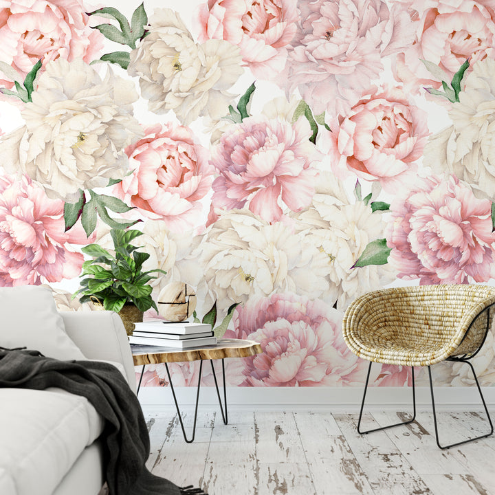 Lolita Peony Mural