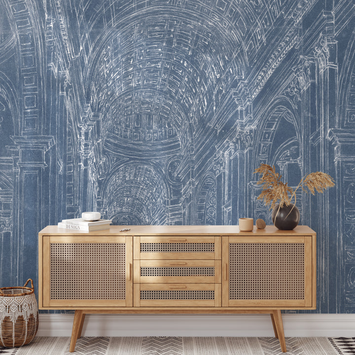Renaissance Indigo Mural