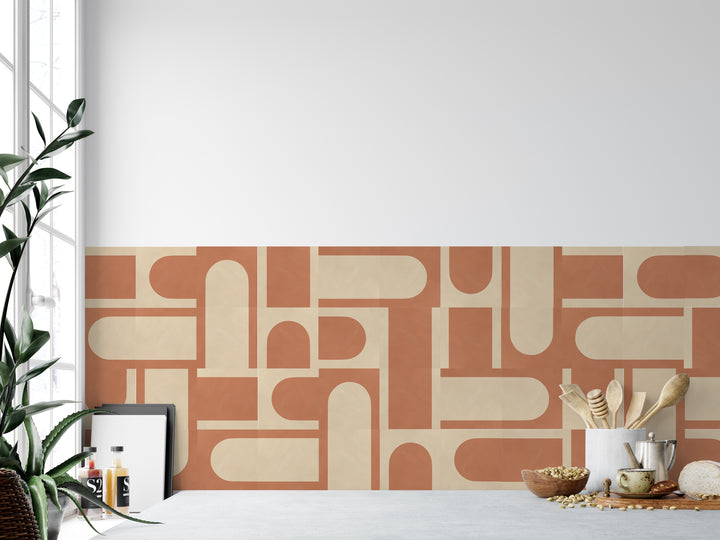 Terracotta and Light Neutral Tile Decal Vinyl Stickers Pack