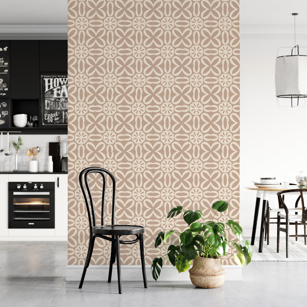 Neutral Boho Pattern Tile Decal Vinyl Stickers Pack