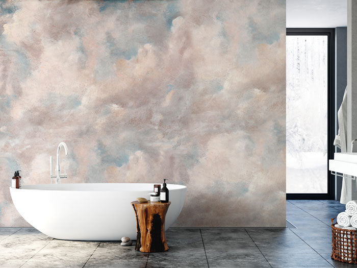 Sweet Dusk Clouds Wallpaper Mural