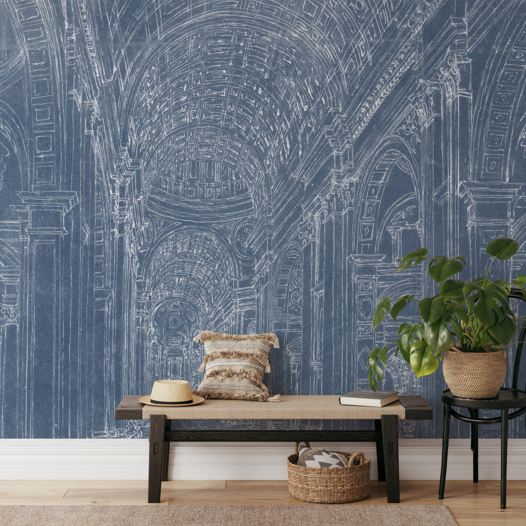 Renaissance Indigo Mural