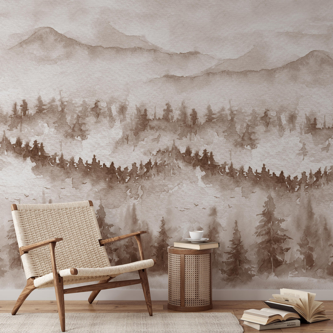 Pines Landscape Mural