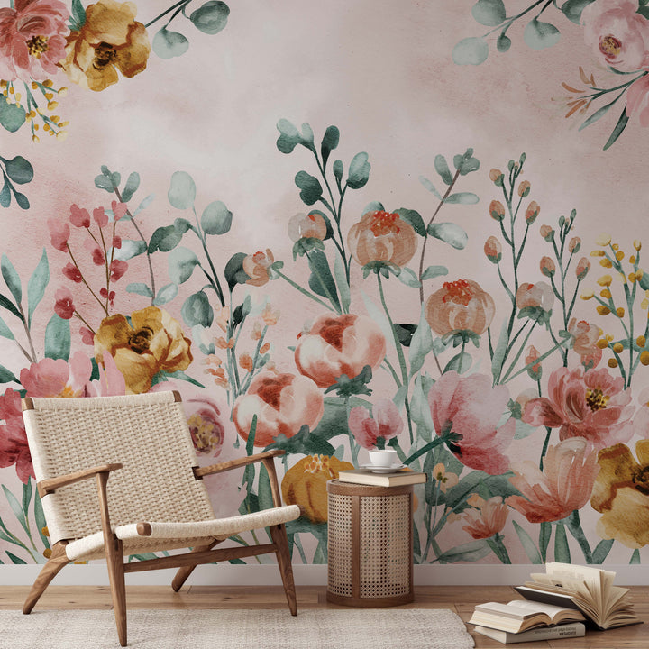 Vintage Garden Mural