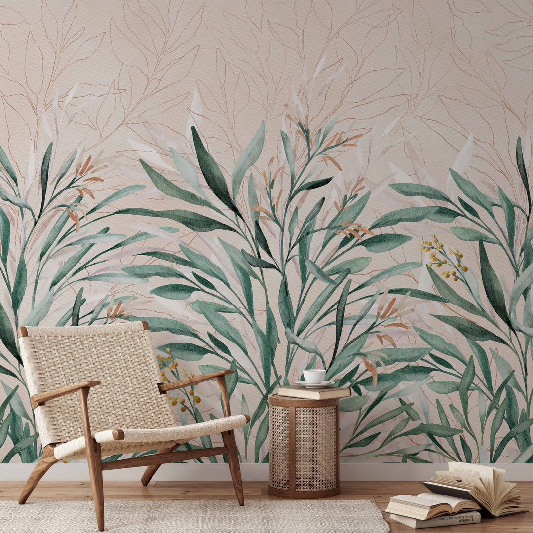 Botanical Landscape Mural