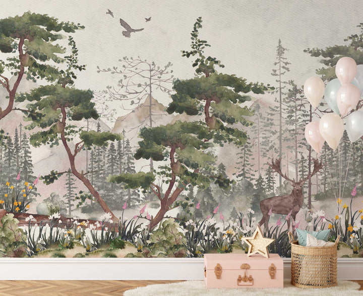 Spring Forest Mural