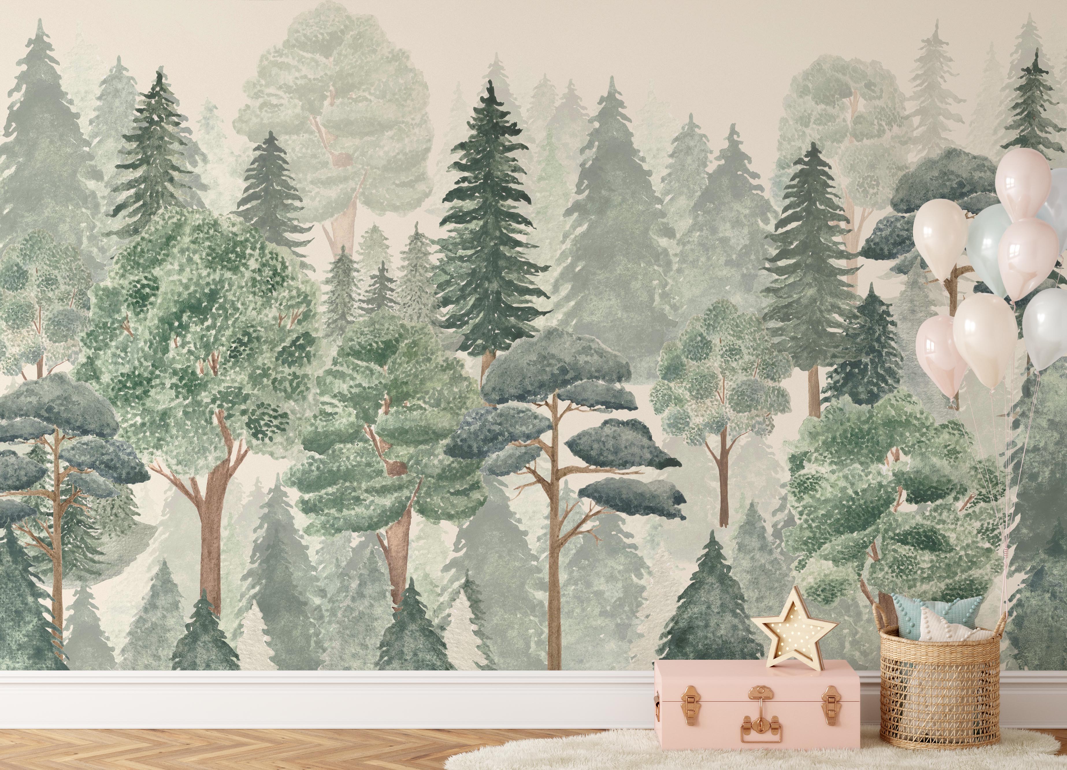 Forest Nature Mural – Koko Art Shop